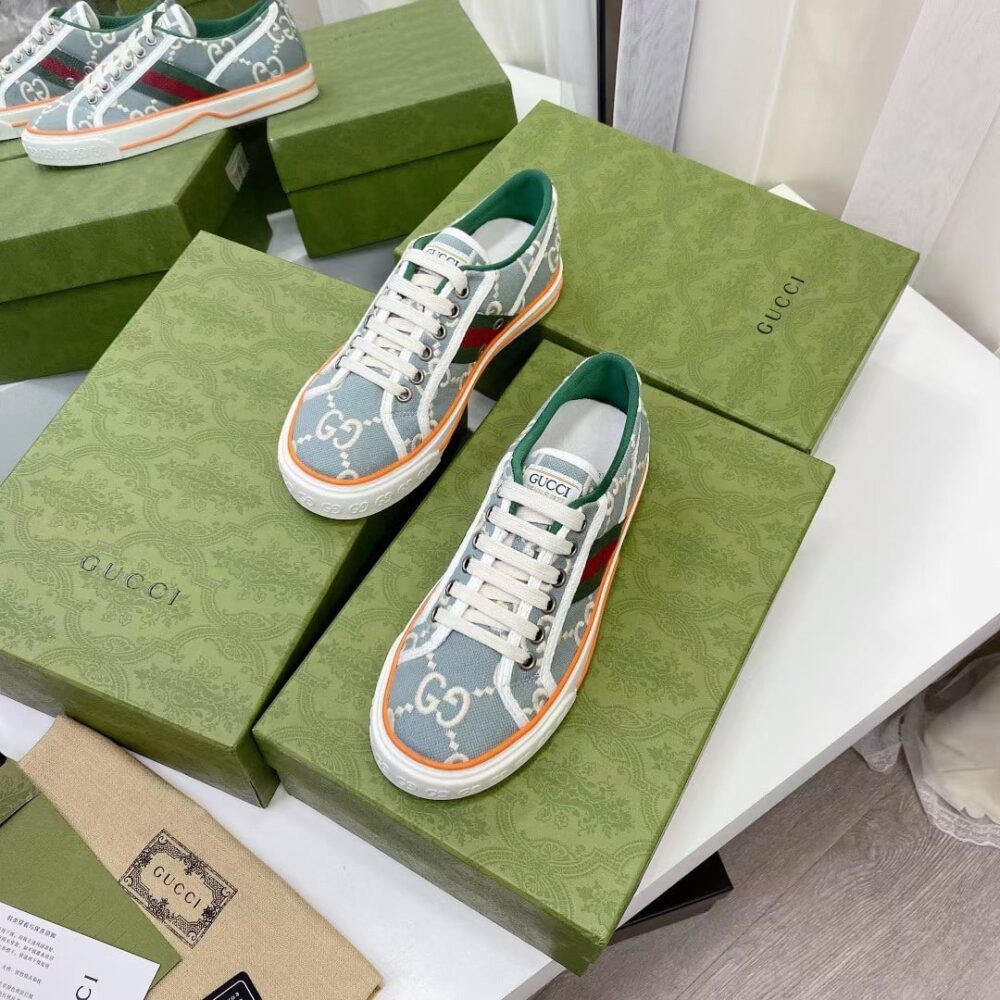 Alternative view of Gucci Women’S Tennis 1977 Sneaker Light Blue 606110 H0G10 3460