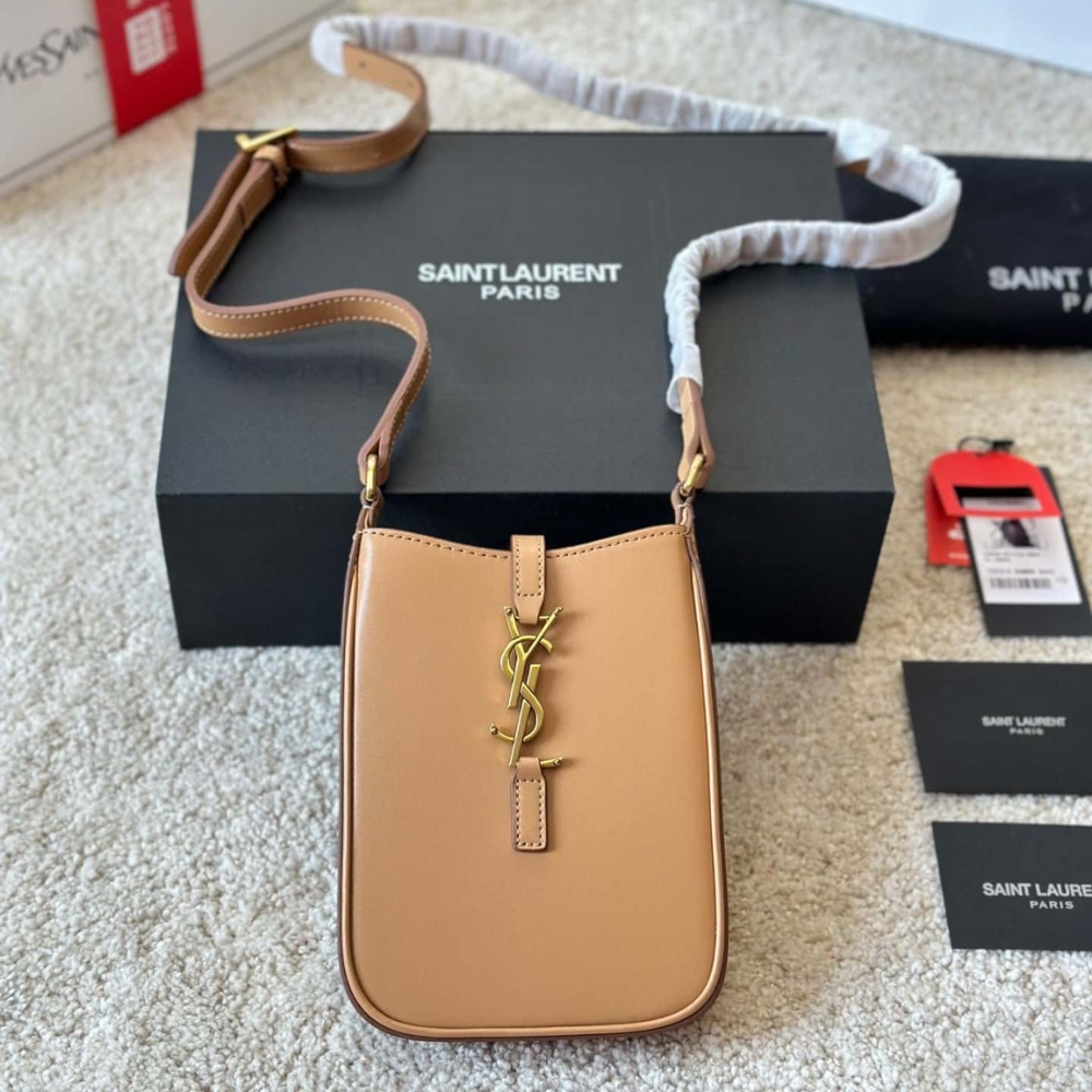 Alternative view of Saint Laurent Le 5 À 7 Mini Vertical Brown 18Cm 735214BWR6W2725
