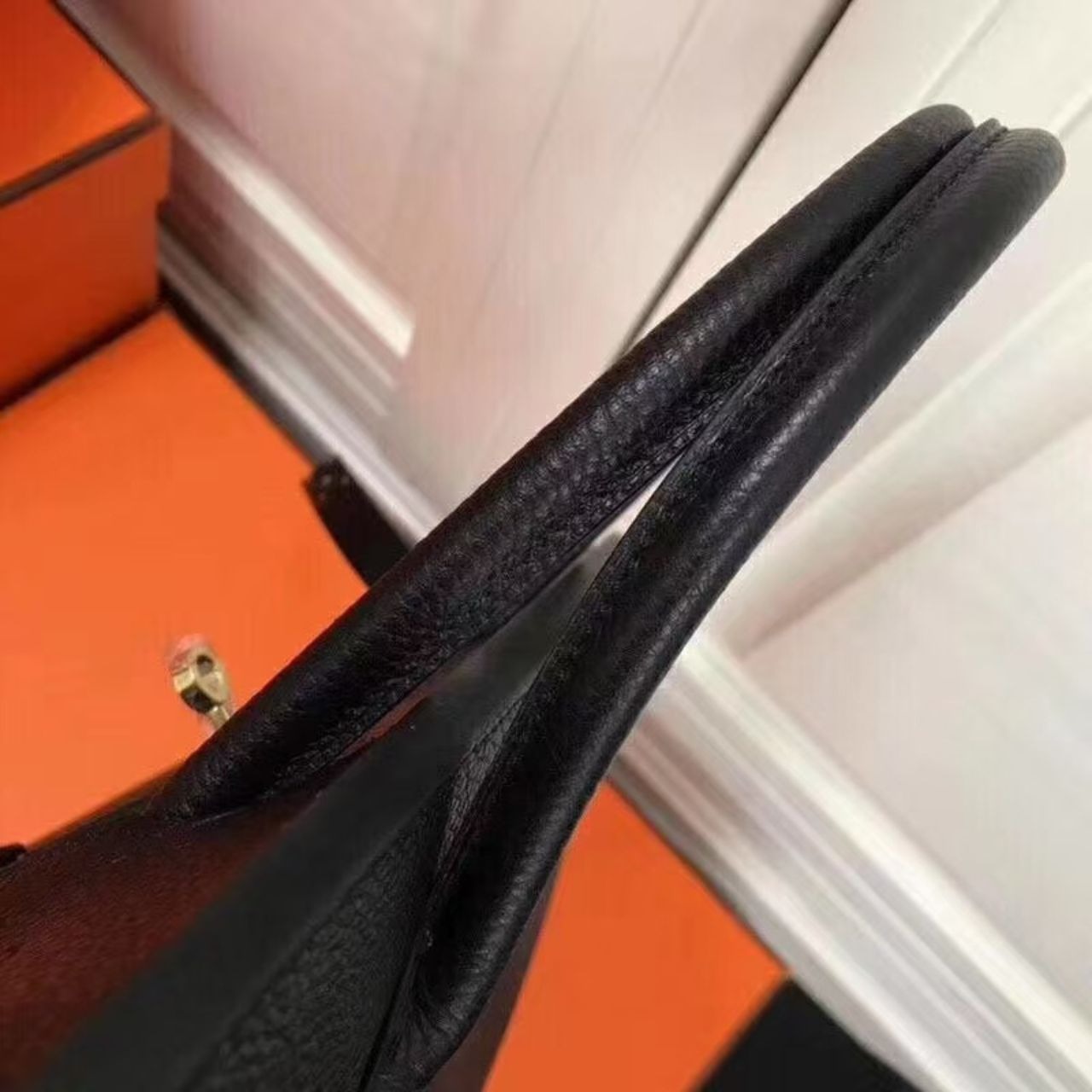 Hermes Birkin 25 Bag Togo Black 25Cm - Image 6
