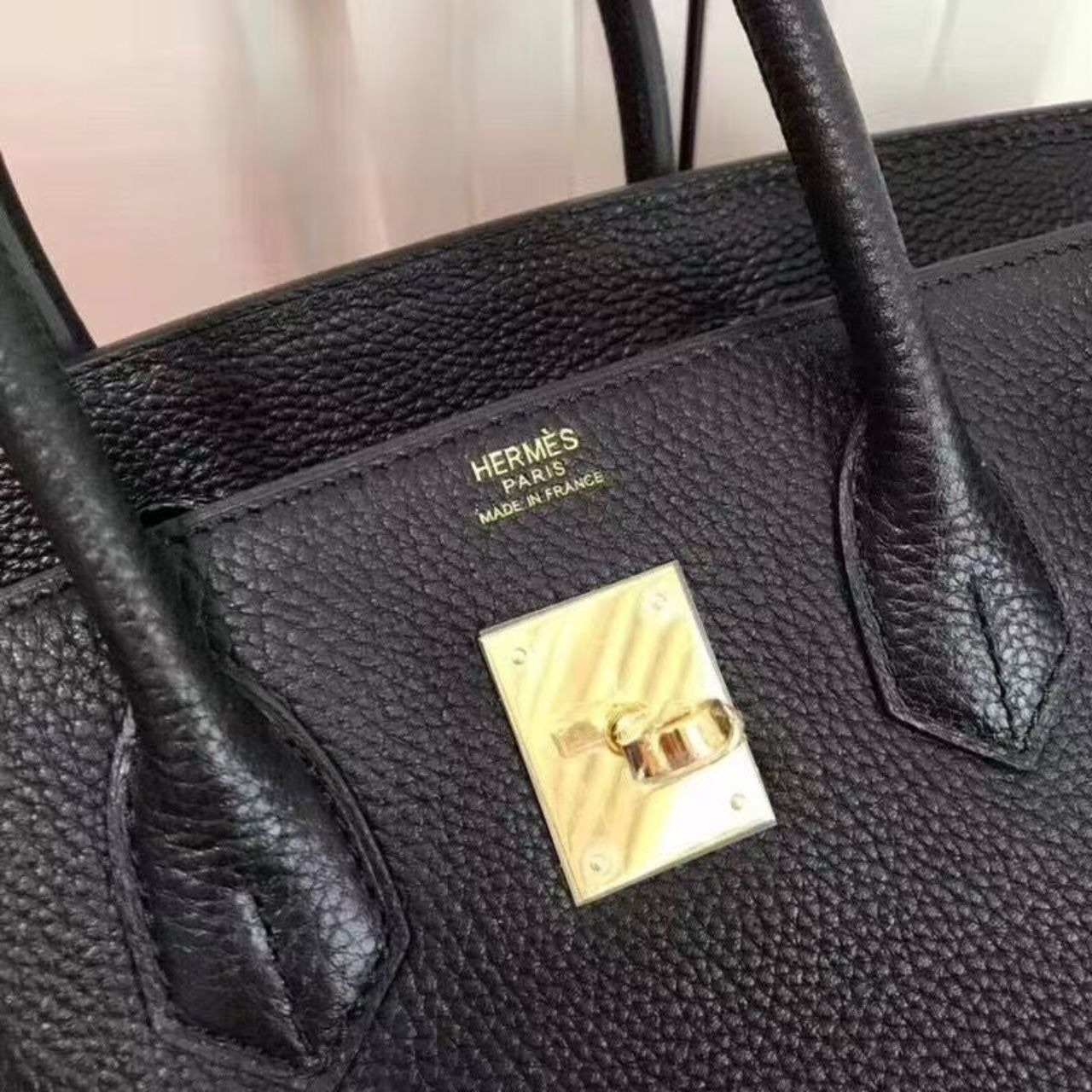 Hermes Birkin 25 Bag Togo Black 25Cm - Image 7