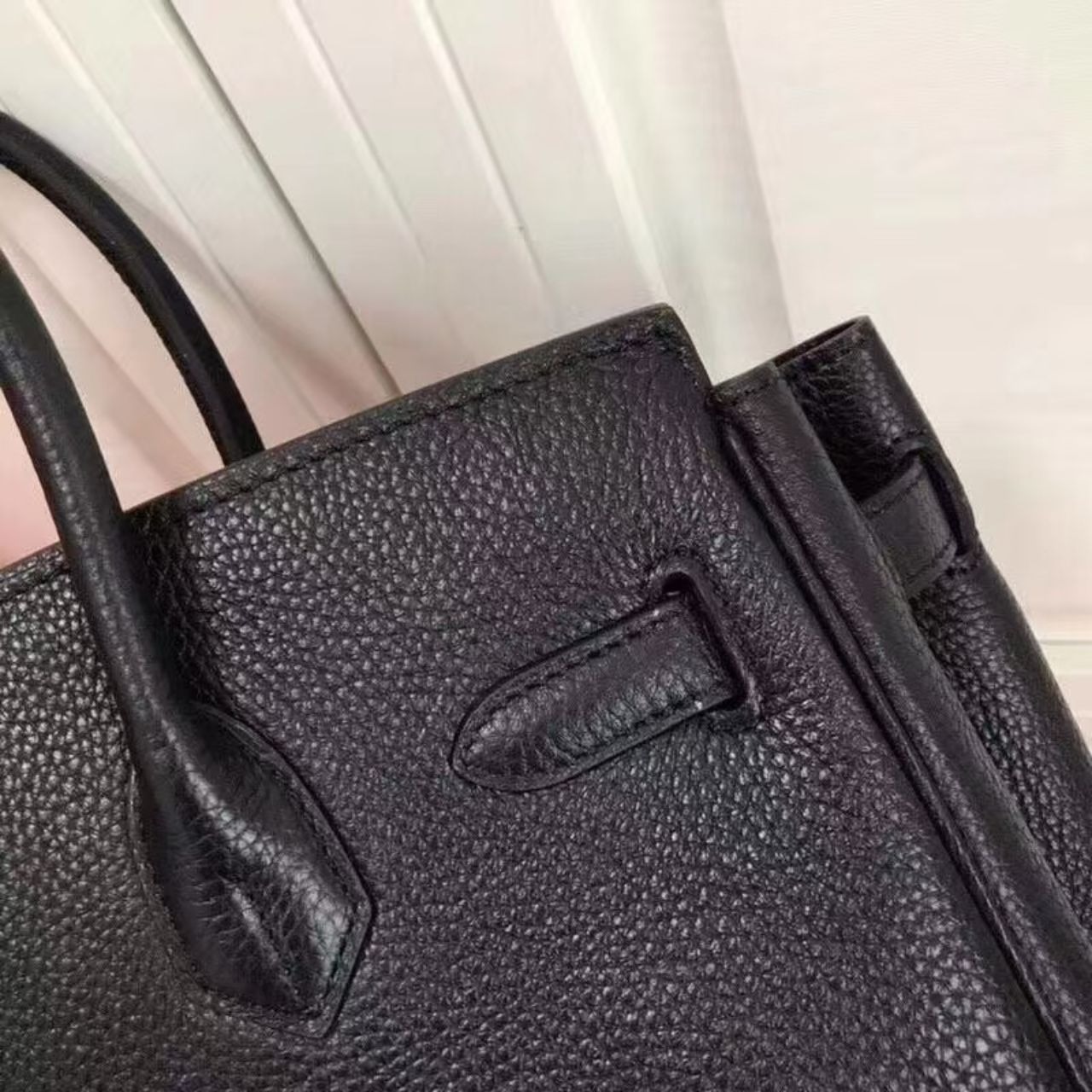 Hermes Birkin 25 Bag Togo Black 25Cm - Image 8