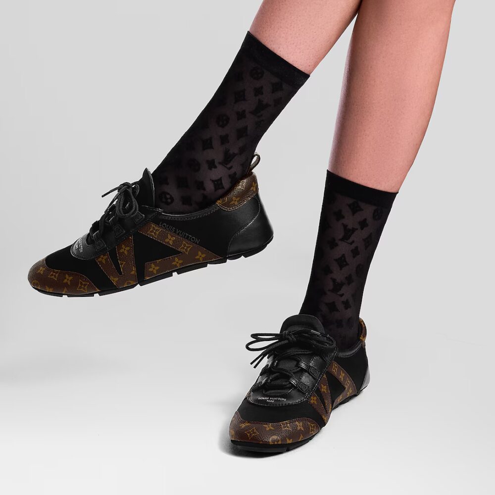 Alternative view of Louis Vuitton LV Sneakerina Monogram Black 1AHNDO