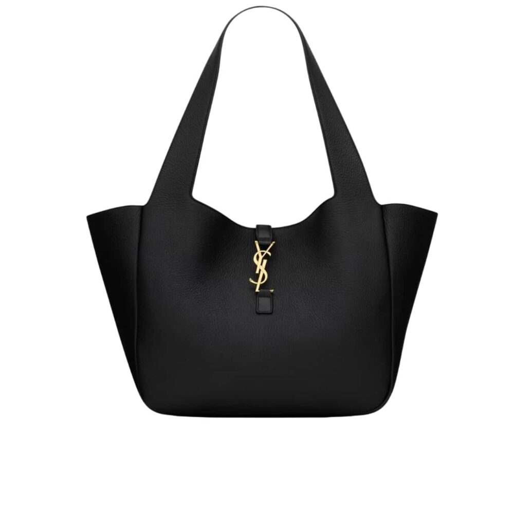Saint Laurent Le 5 À 7 Bea In Grained Leather Black 50Cm 763435AADUU1000
