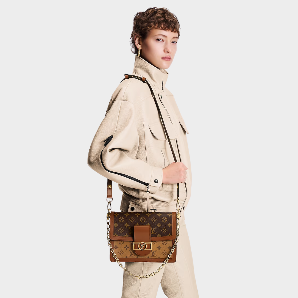 Alternative view of Louis Vuitton Dauphine MM Monogram Brown 25Cm M45958
