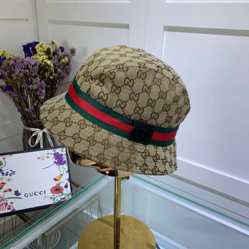 Alternative view of Gucci GG Ssima Soft Web Fedora Hat Beige