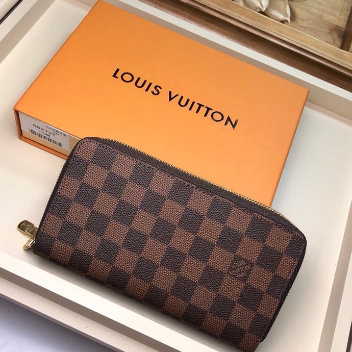 Alternative view of Louis Vuitton Clemence Wallet Damier Ebene Canvas