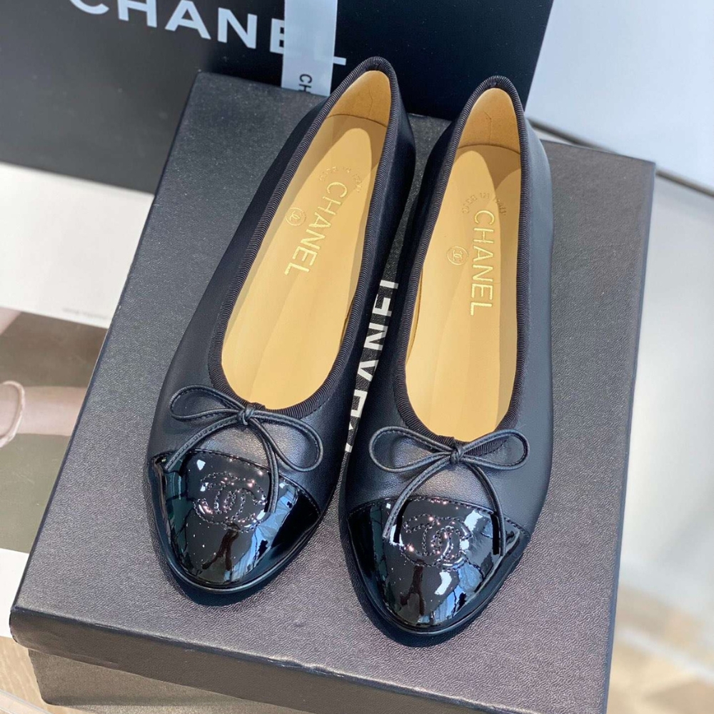 Alternative view of Chanel Ballet Flats Black G02819 Y01552 94305