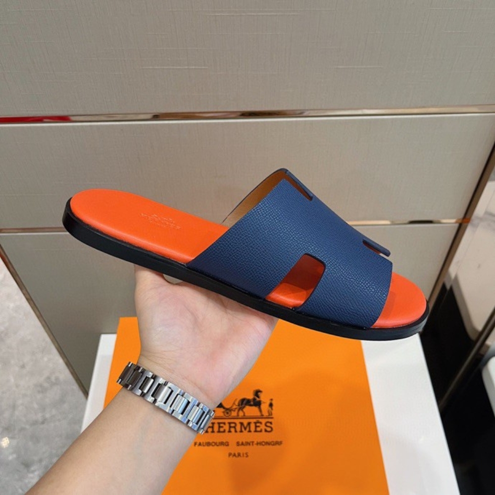 Alternative view of Hermes Izmir Sandal Orange & Blue For Men