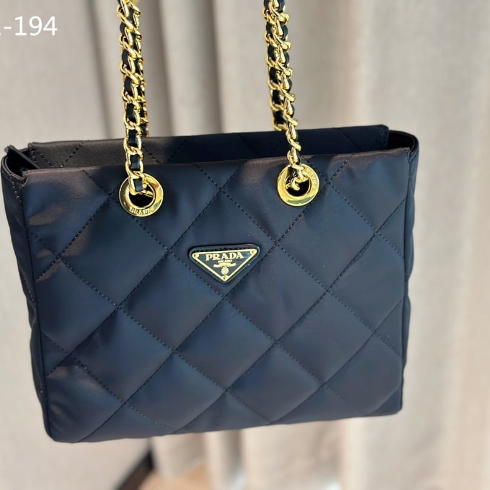 Alternative view of Prada Re Edition 1995 Chaîne Re Nylon Tote Bag Black 26Cm 1BG468 2AOS F0002 V COO