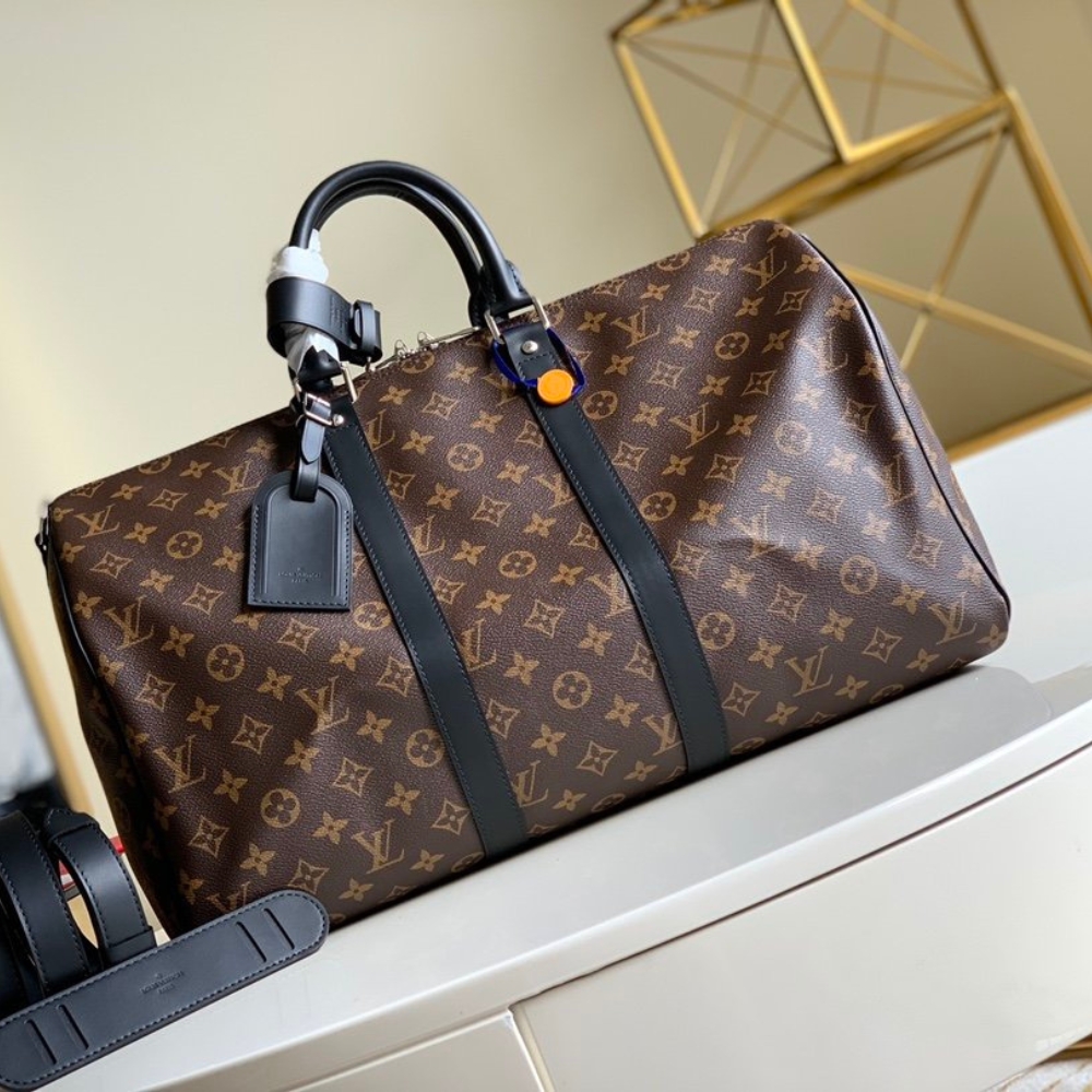 Alternative view of Louis Vuitton Keepall Bandouliere 45 Monogram Macassar Canvas 45cm LV M56711