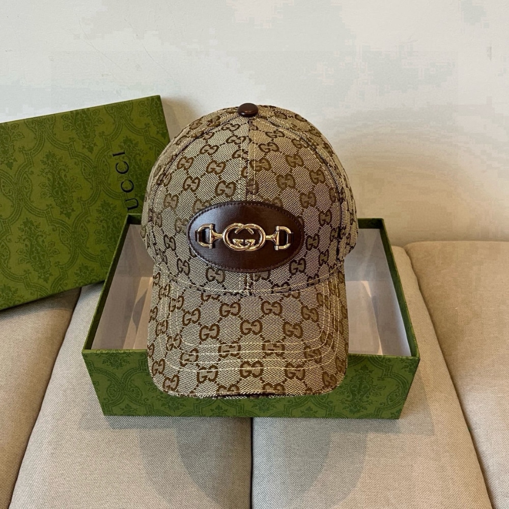 Alternative view of Gucci Supreme Baseball Cap Brown