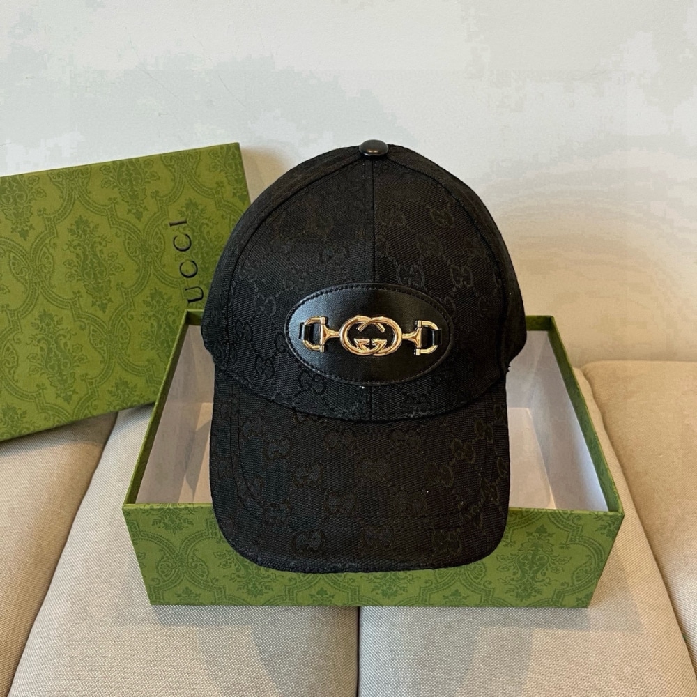 Alternative view of Gucci Supreme Baseball Cap Black