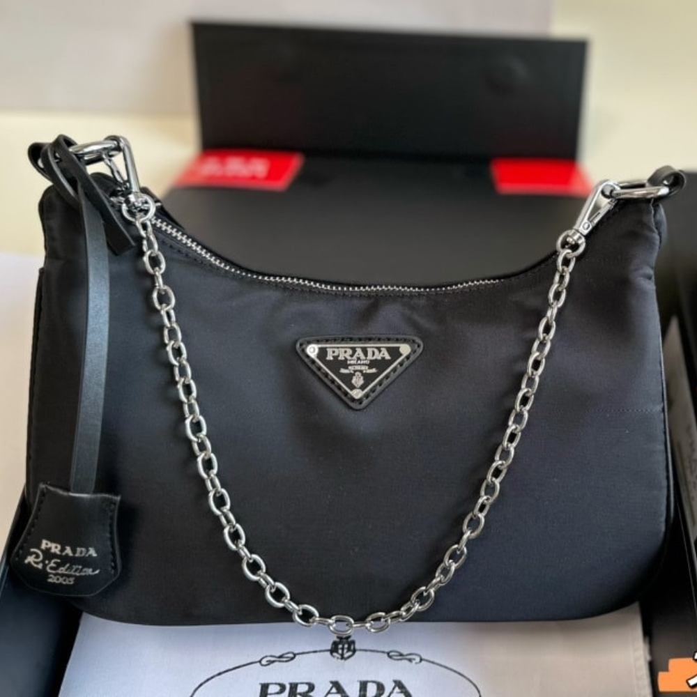 Alternative view of Prada Re Edition 2005 Re Nylon Bag Black 26Cm
