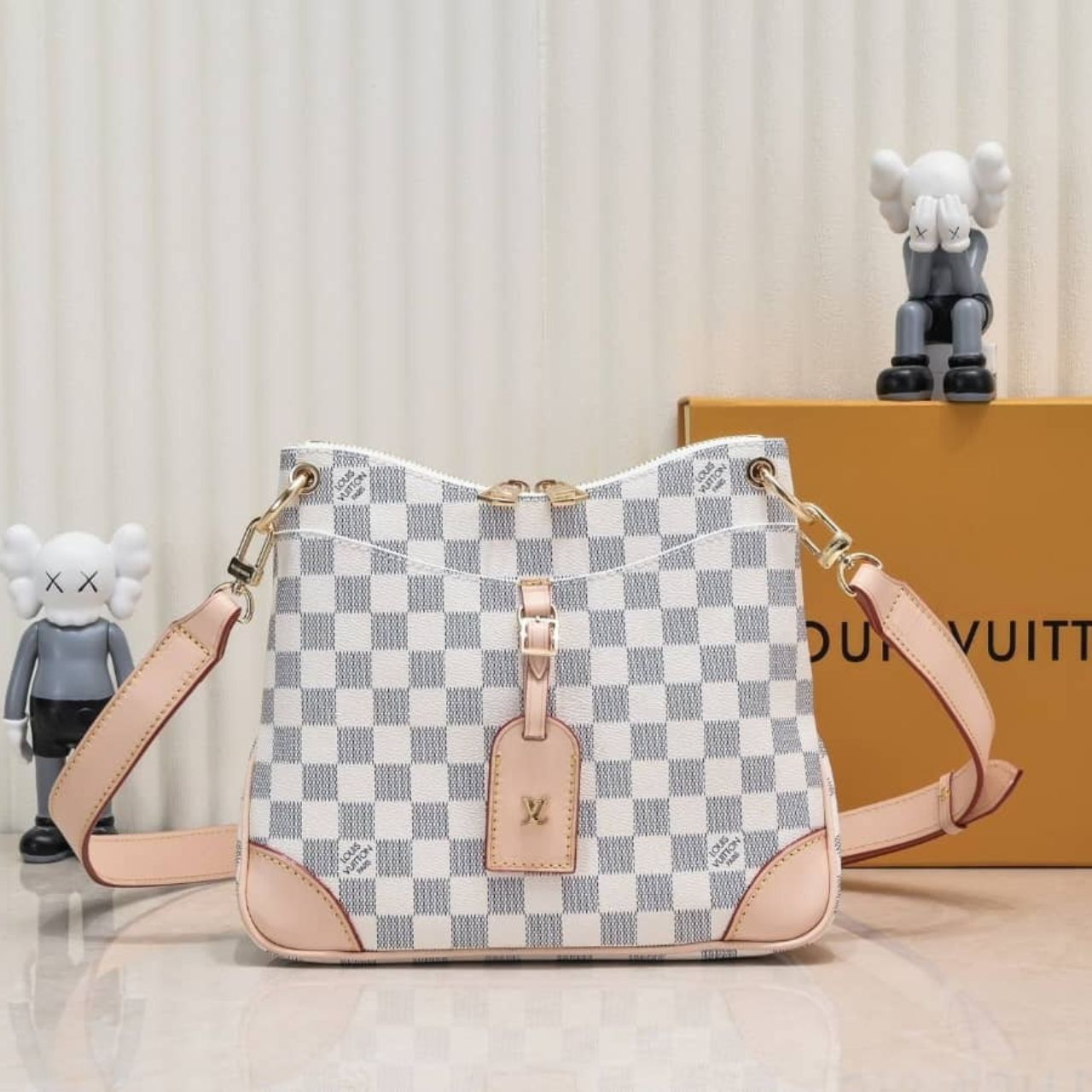 Louis Vuitton Odeon PM Damier Azur 26Cm N50065 - Image 4