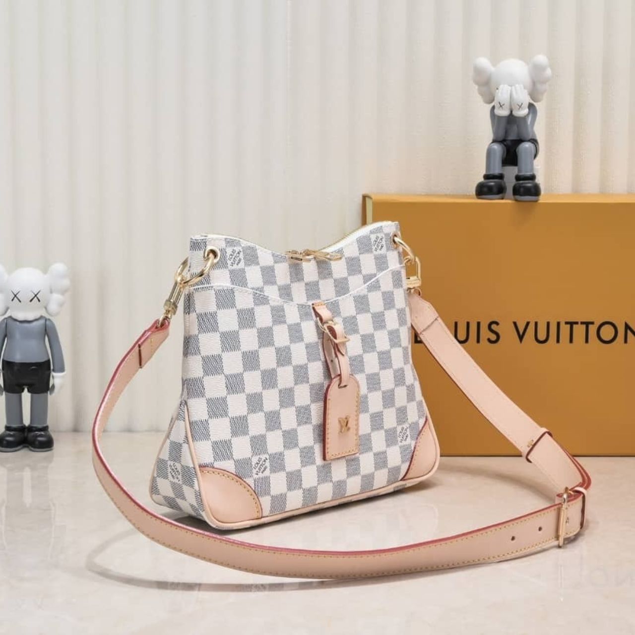 Louis Vuitton Odeon PM Damier Azur 26Cm N50065 - Image 6