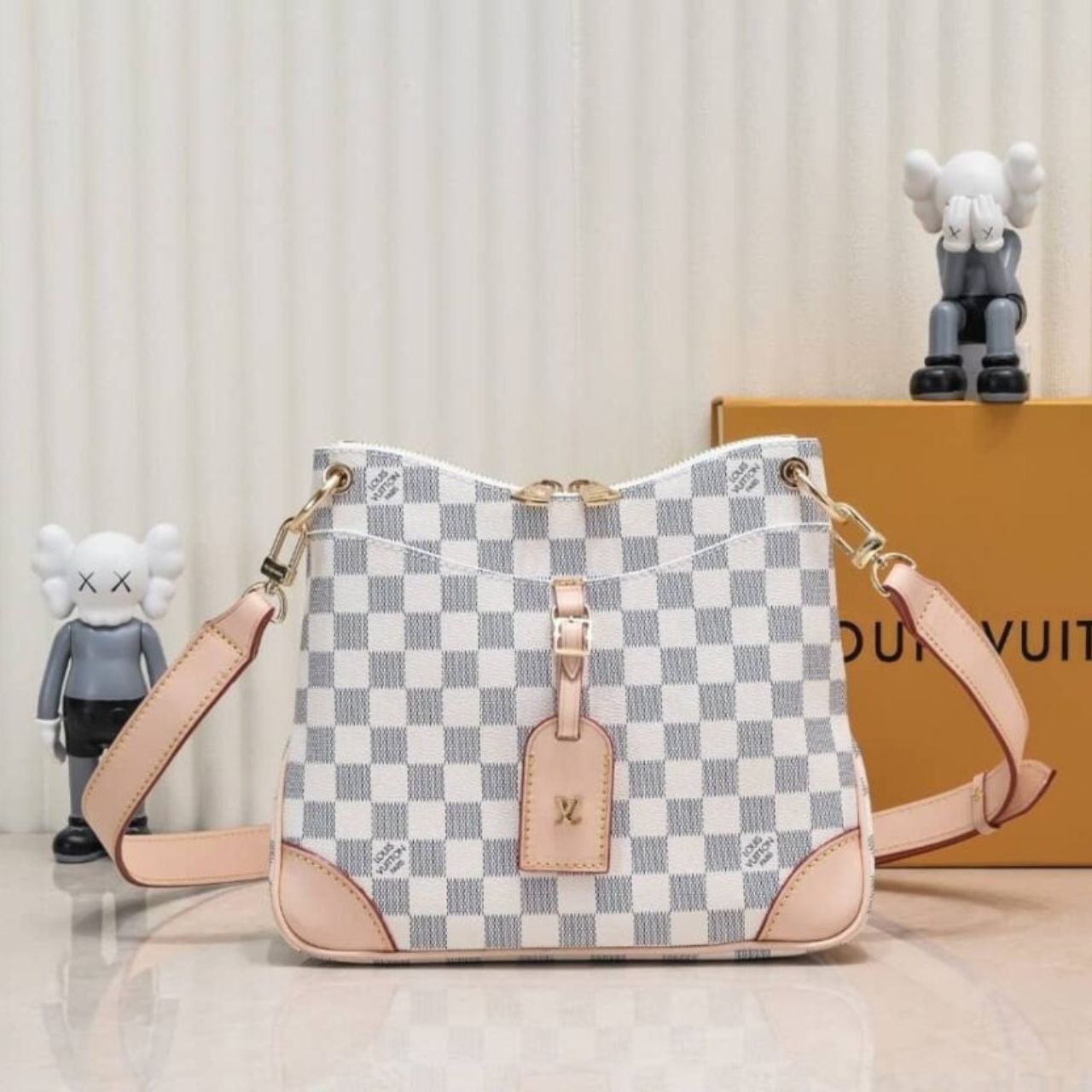 Louis Vuitton Odeon PM Damier Azur 26Cm N50065 - Image 7