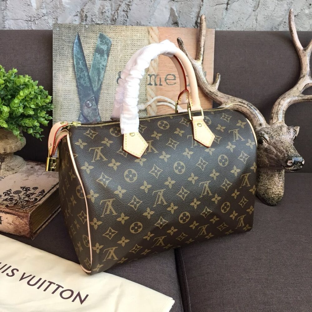 Alternative view of Louis Vuitton Speedy Bandoulière 35 Monogram Canvas Brown 35Cm M41111
