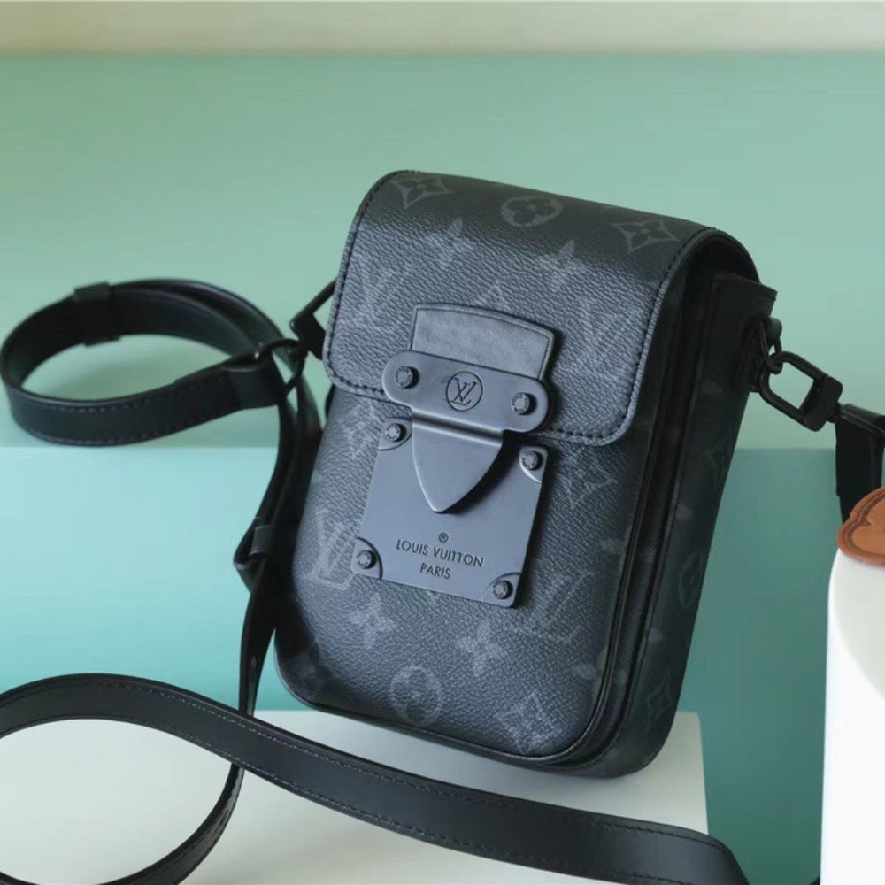 Alternative view of Louis Vuitton S-Lock Vertical Wearable Wallet Monogram Eclipse 19cm