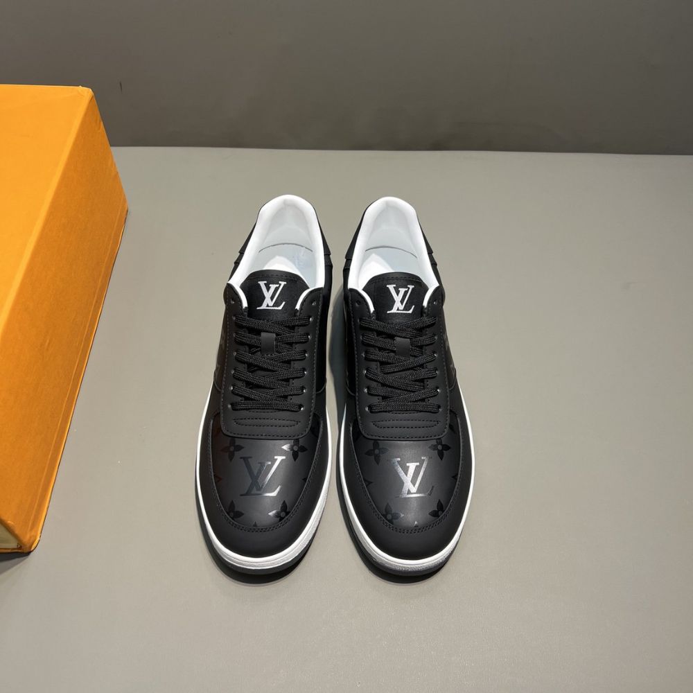 Alternative view of Louis Vuitton Rivoli Sneaker Monogram Metallic Canvas Black For Men 1A9FGZ