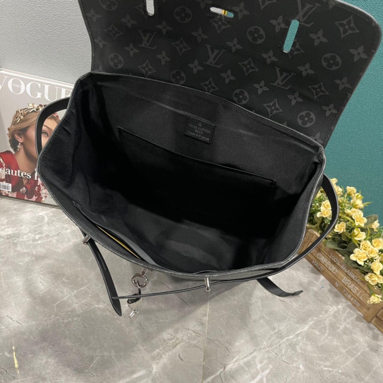 Louis Vuitton Steamer Backpack Monogram Eclipse 45cm - Image 6