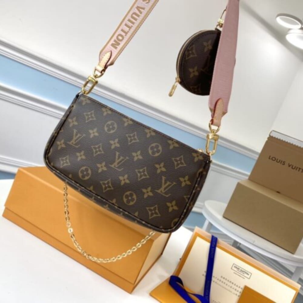 Alternative view of Louis Vuitton Multi Pochette Accessoires Monogram Light Pink 24Cm M44840