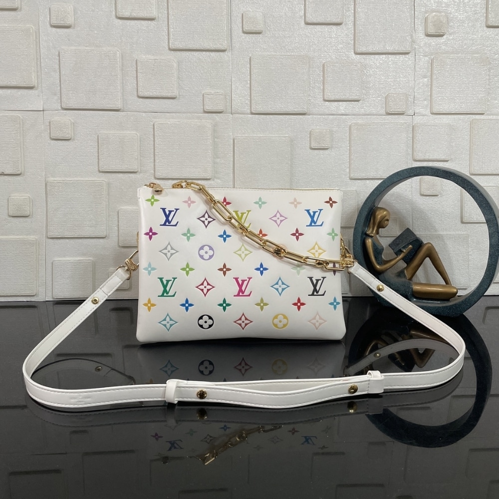 Alternative view of Prestige Edition - Louis Vuitton x Murakami Coussin PM Bag White 26Cm M13233