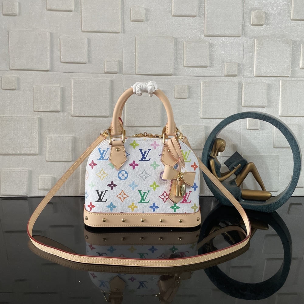 Alternative view of Prestige Edition - Louis Vuitton x Takashi Murakami Alma BB Bag White 23Cm M13078
