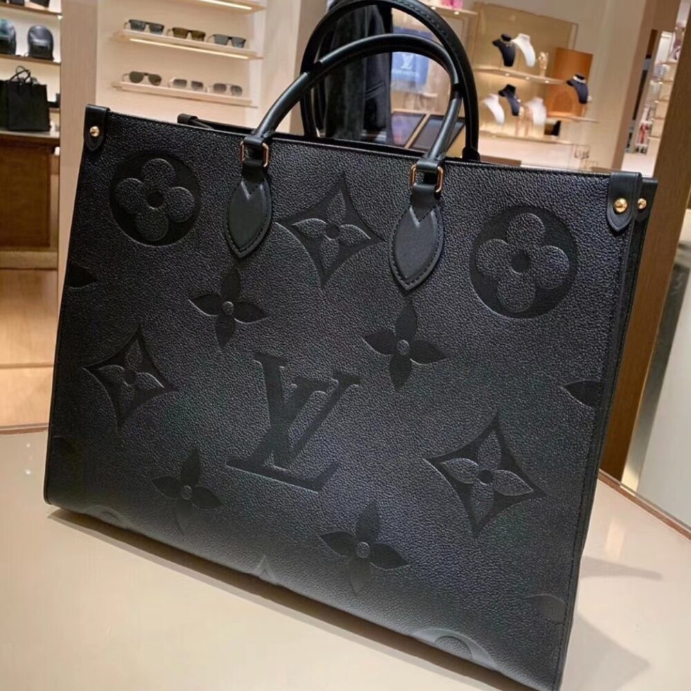 Alternative view of Louis Vuitton Onthego GM Monogram Empreinte Black 41Cm M44925