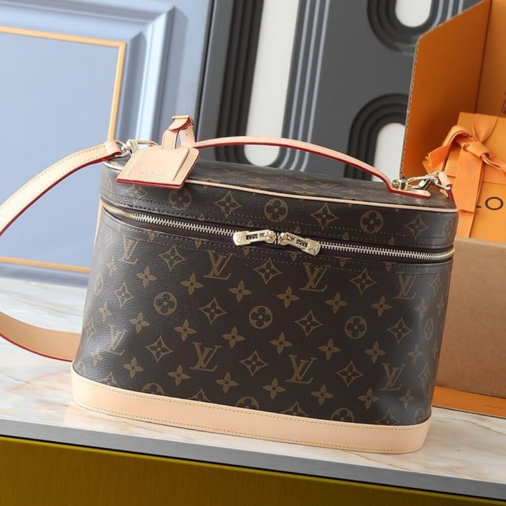 Alternative view of Louis Vuitton Nice Vanity Monogram Brown And Beige 32Cm M44935
