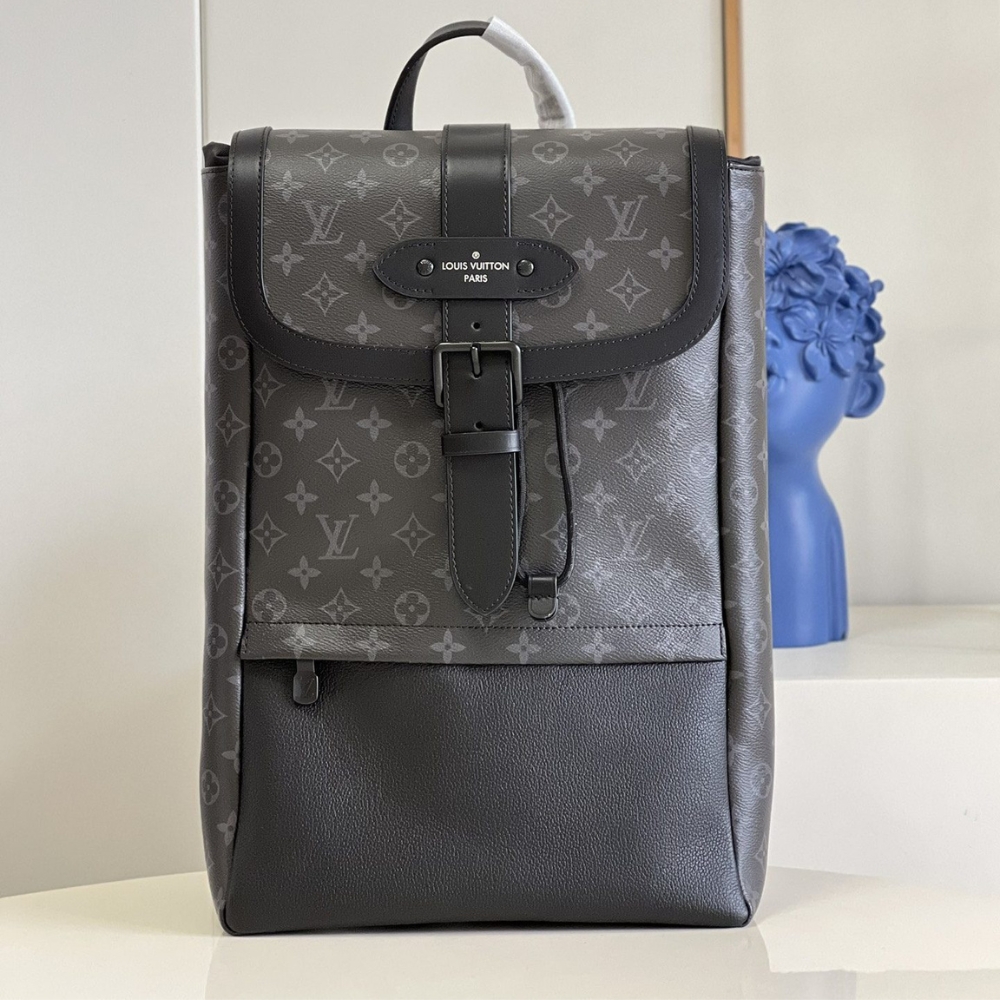 Alternative view of Louis Vuitton Saumur Backpack Monogram Eclipse Canvas 42Cm M45913