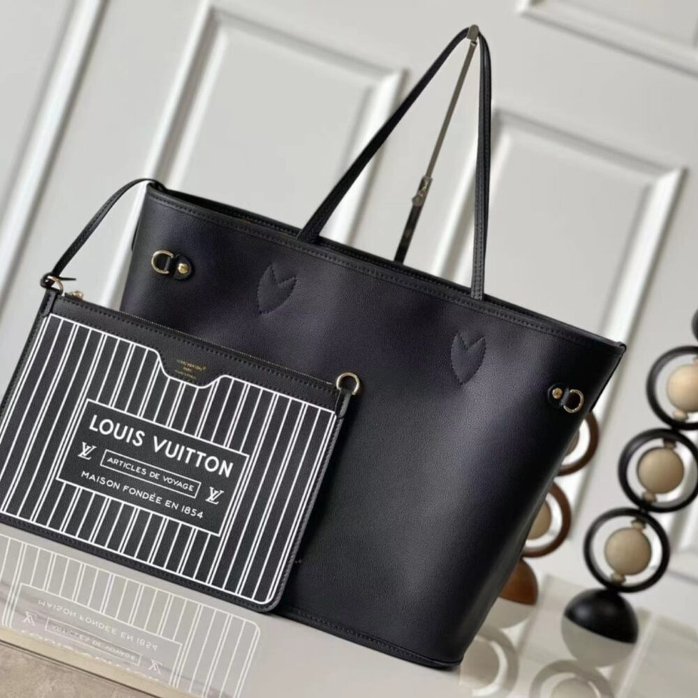 Alternative view of Prestige Edition - Louis Vuitton Neverfull Inside Out MM Black 31Cm M11946