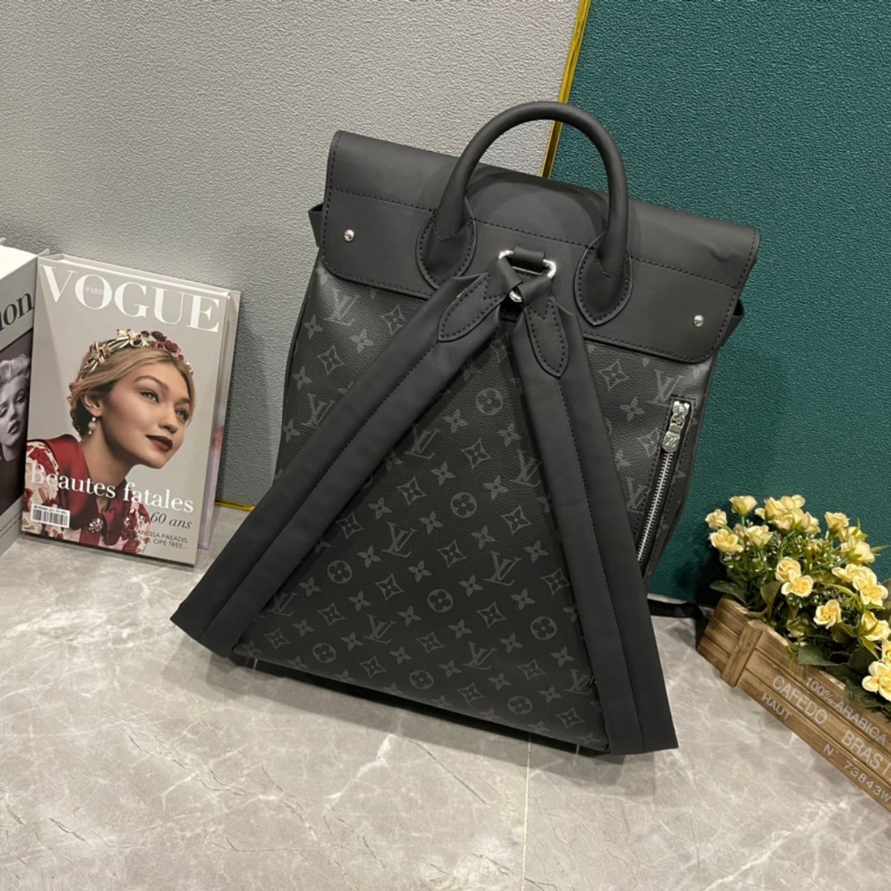 Louis Vuitton Steamer Backpack Monogram Eclipse 45cm - Image 4
