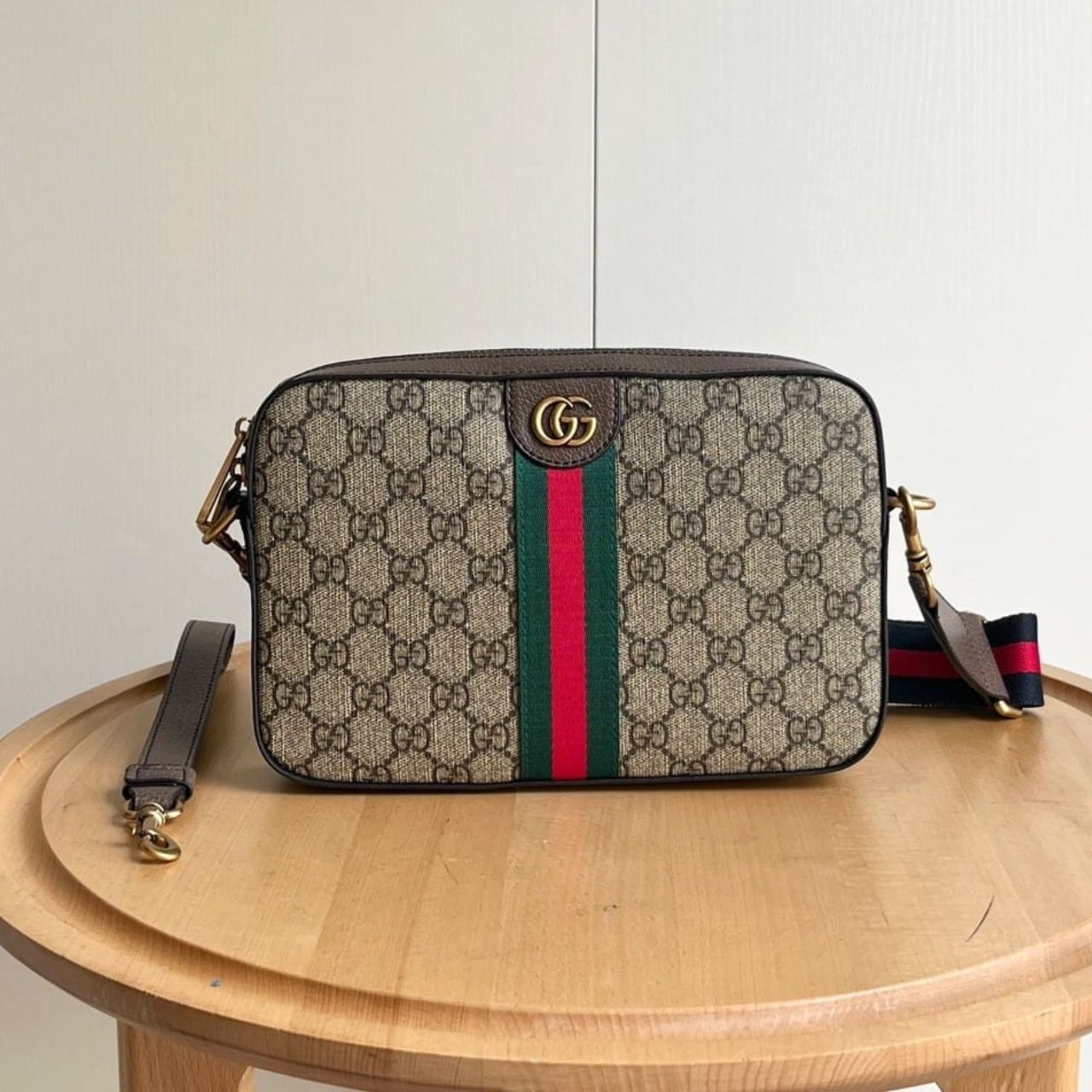 Gucci Ophidia GG Shoulder Bag Beige Ebony 23.5Cm 699439 9C2ST 8920 - Image 4