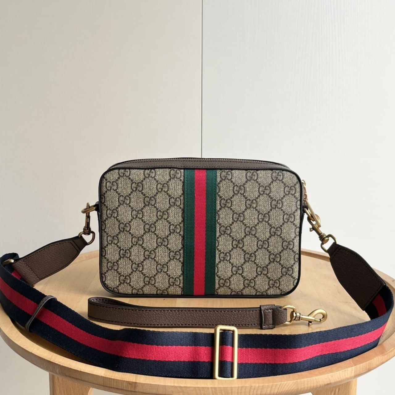Gucci Ophidia GG Shoulder Bag Beige Ebony 23.5Cm 699439 9C2ST 8920 - Image 7