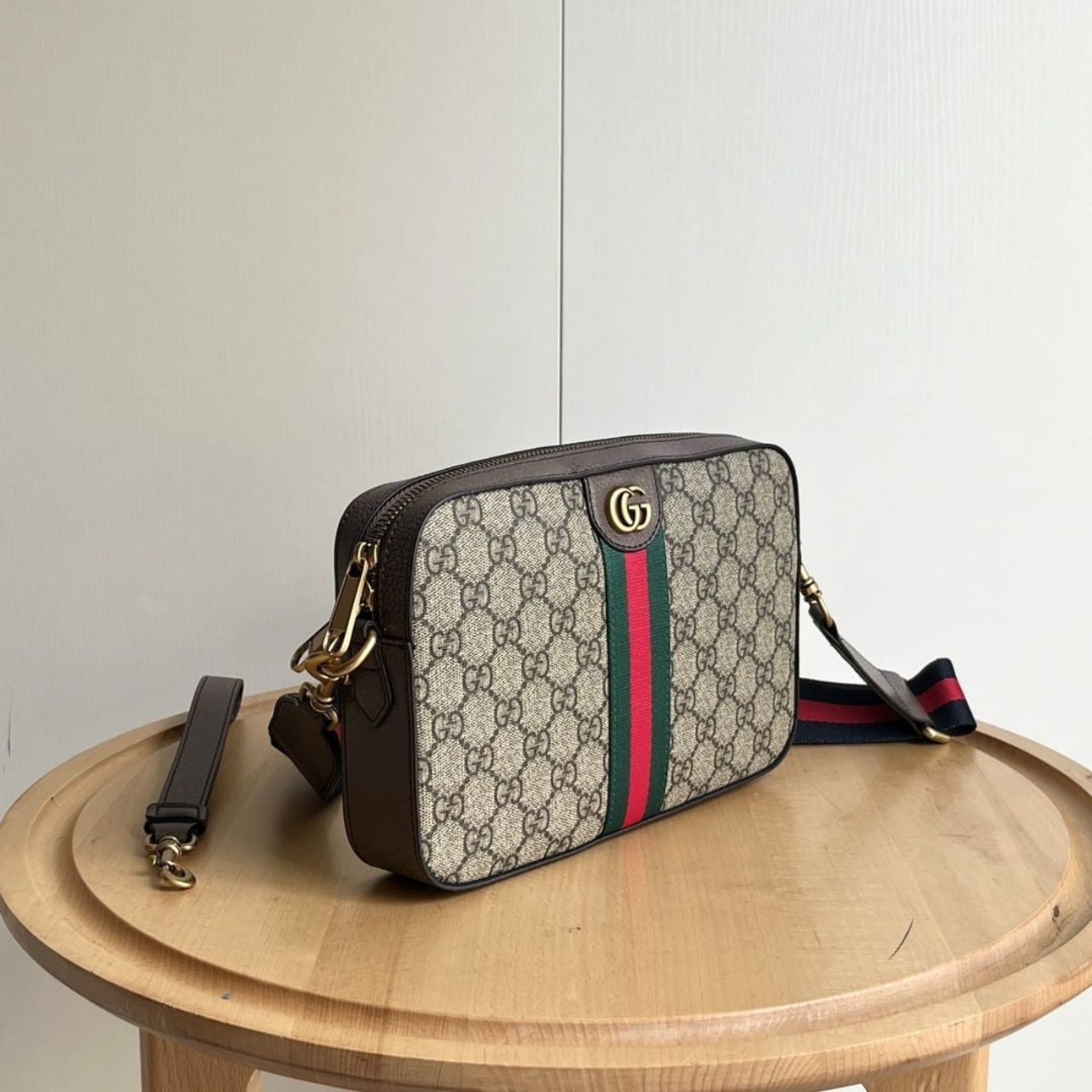Gucci Ophidia GG Shoulder Bag Beige Ebony 23.5Cm 699439 9C2ST 8920 - Image 6