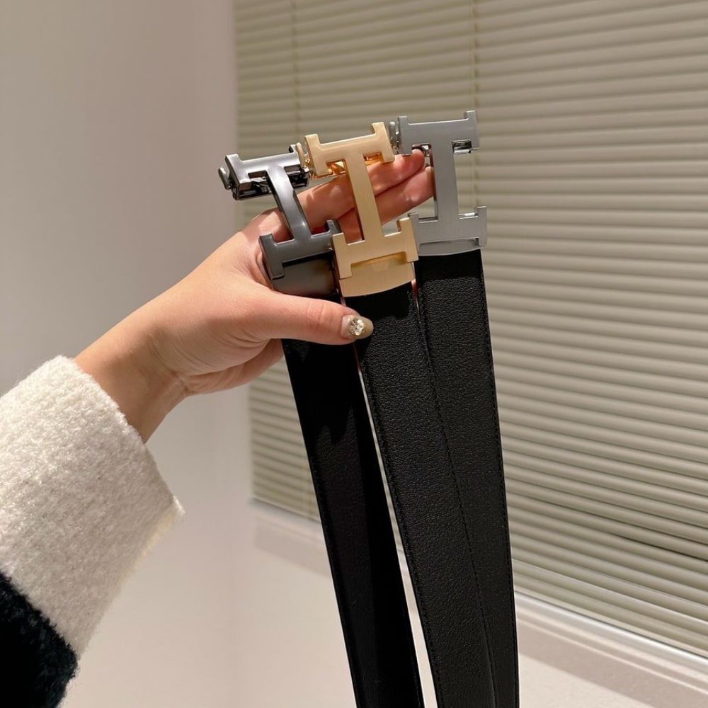 Alternative view of Hermes Constance Belt Gold Hardware And Silver Hardware 38Mm