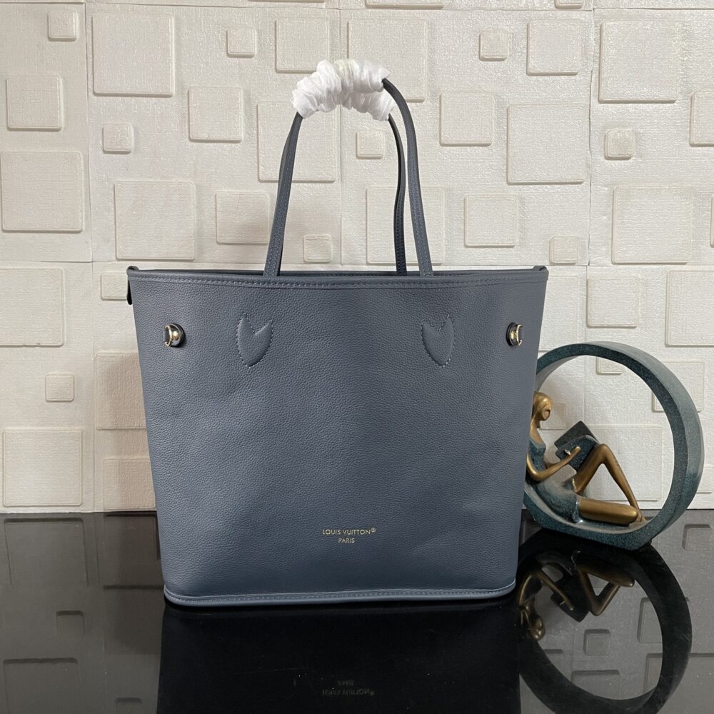 Alternative view of Prestige Edition - Louis Vuitton Neverfull Inside Out MM Bag Navy Blue 31Cm M14994