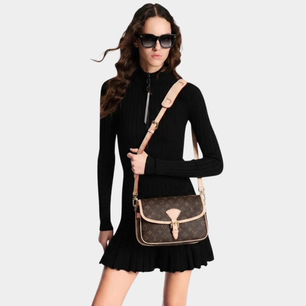 Alternative view of Louis Vuitton Monogram Canvas Sologne 26Cm Brown M42250