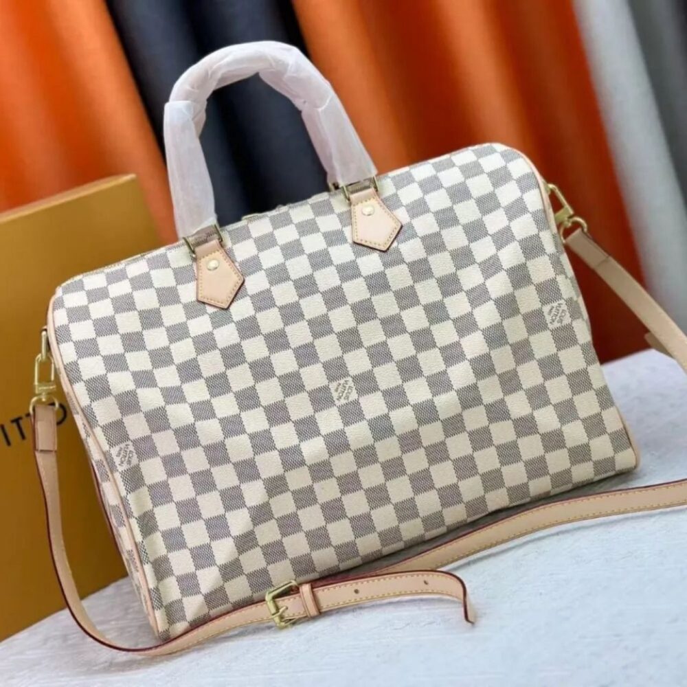 Alternative view of Louis Vuitton Speedy Bandouliere 35 White 35cm N41372