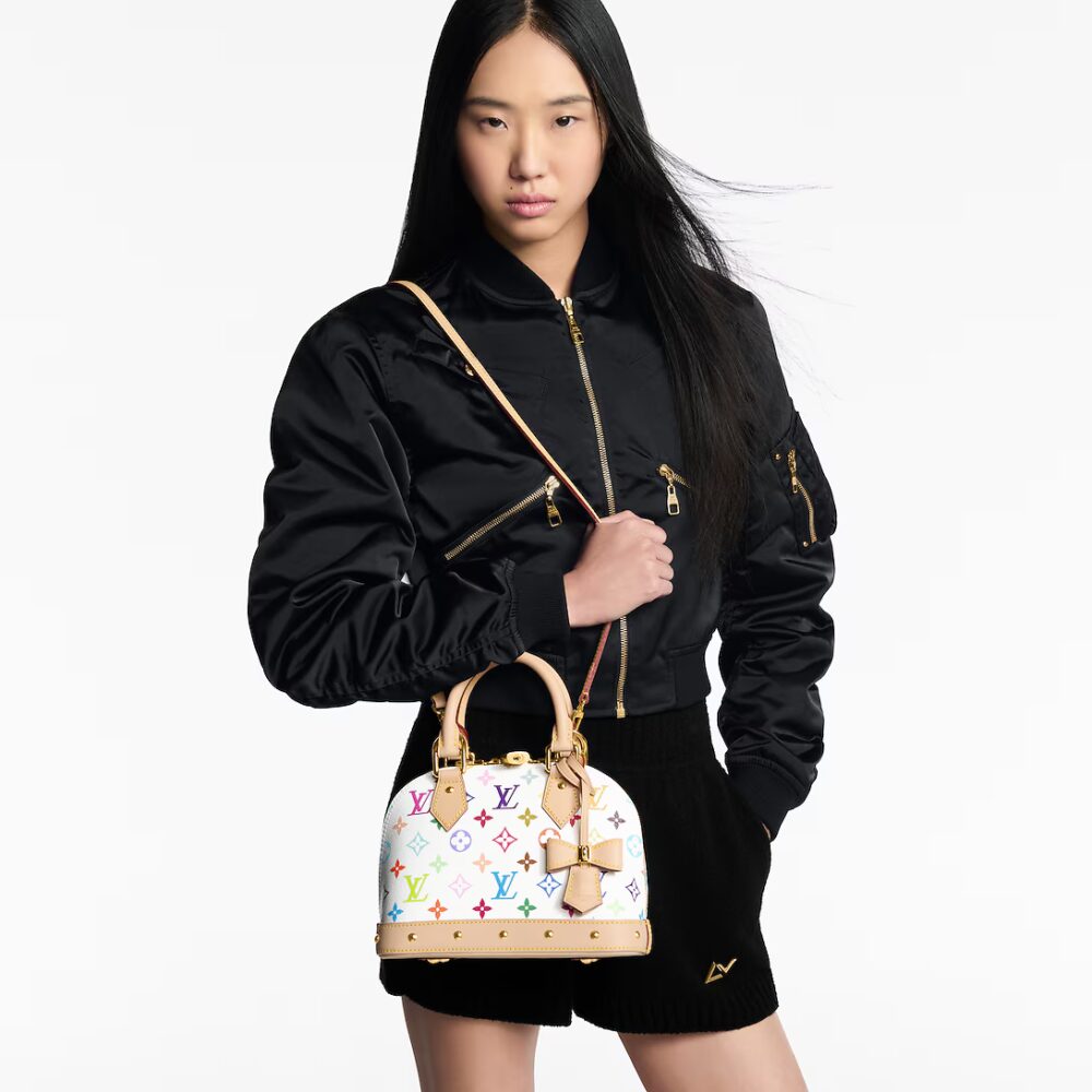 Alternative view of Prestige Edition - Louis Vuitton x Takashi Murakami Alma BB Bag White 23Cm M13078