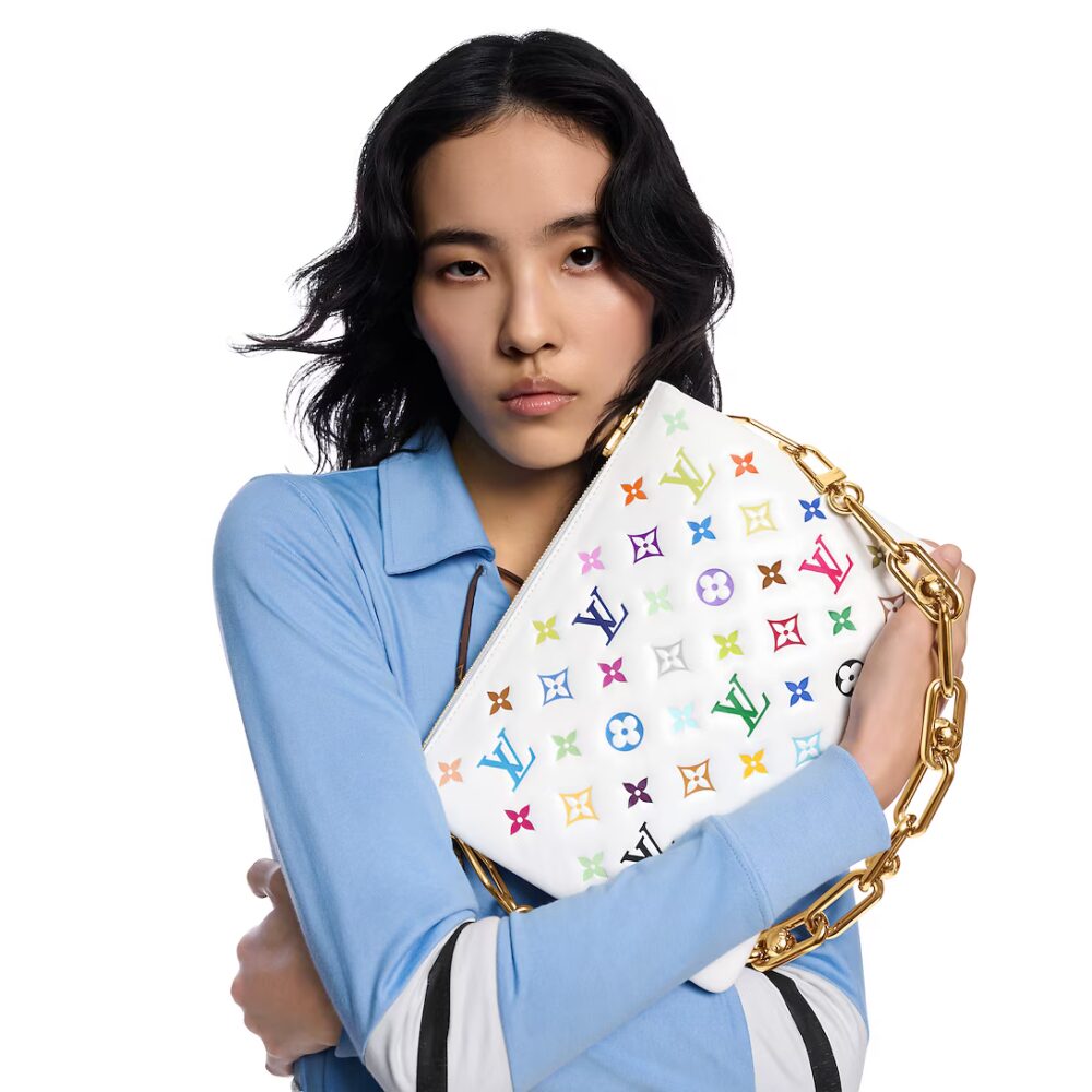 Alternative view of Prestige Edition - Louis Vuitton x Murakami Coussin PM Bag White 26Cm M13233