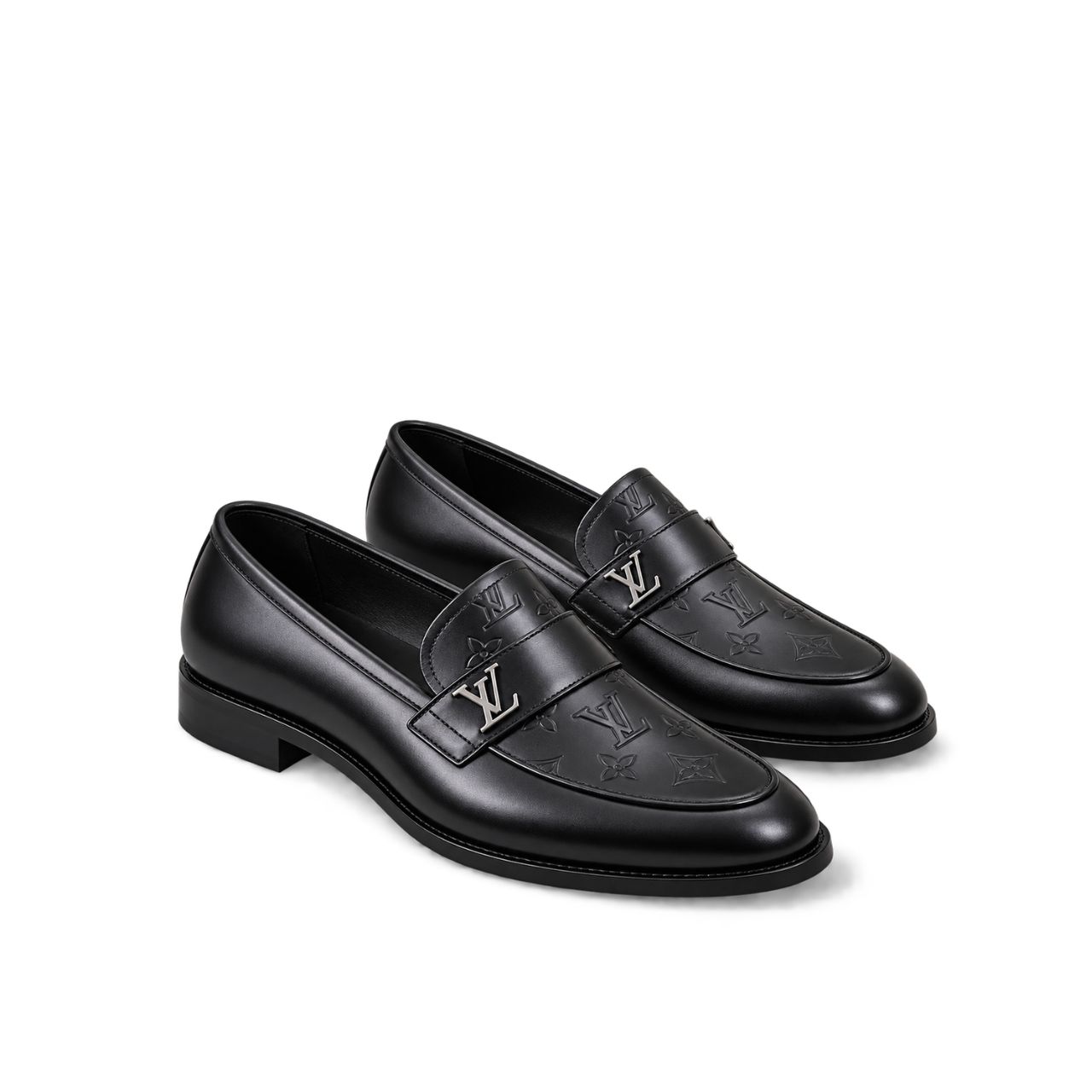 Louis Vuitton Men Loafers Black