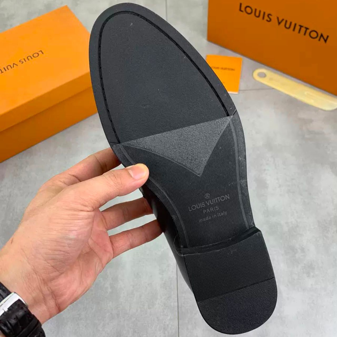Louis Vuitton Men Loafers Black - Image 5