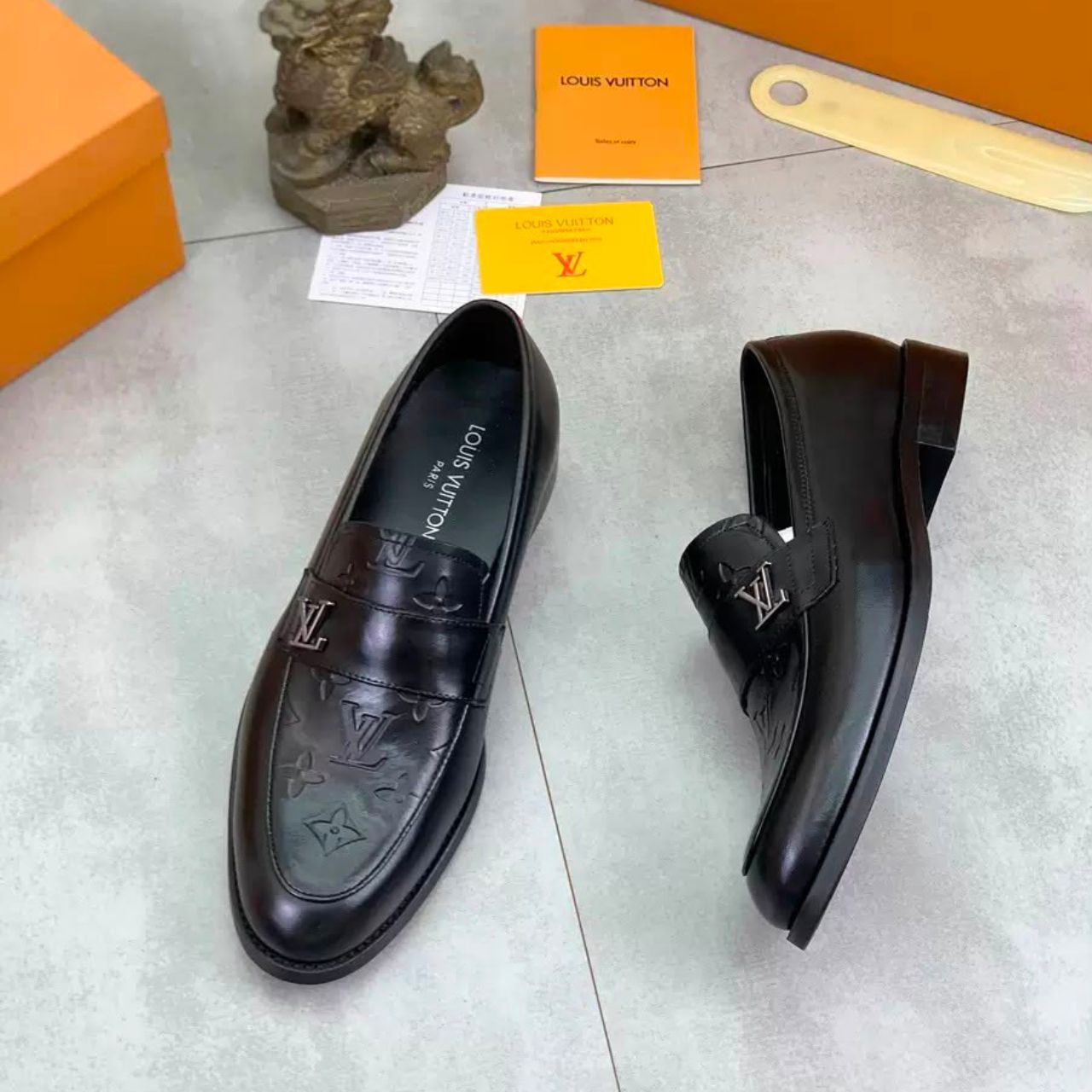 Louis Vuitton Men Loafers Black - Image 4