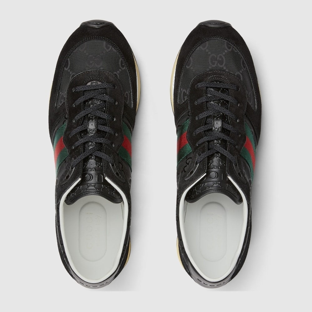 Alternative view of Gucci Men’S Re Motion Sneaker Black Original GG Canvas 832461 AAEW3 1042