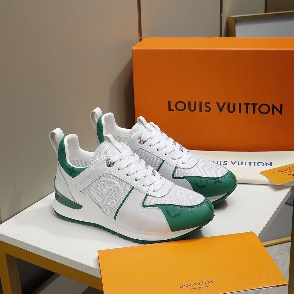 Alternative view of Louis Vuitton Run Away Sneaker Green 1AB1T6