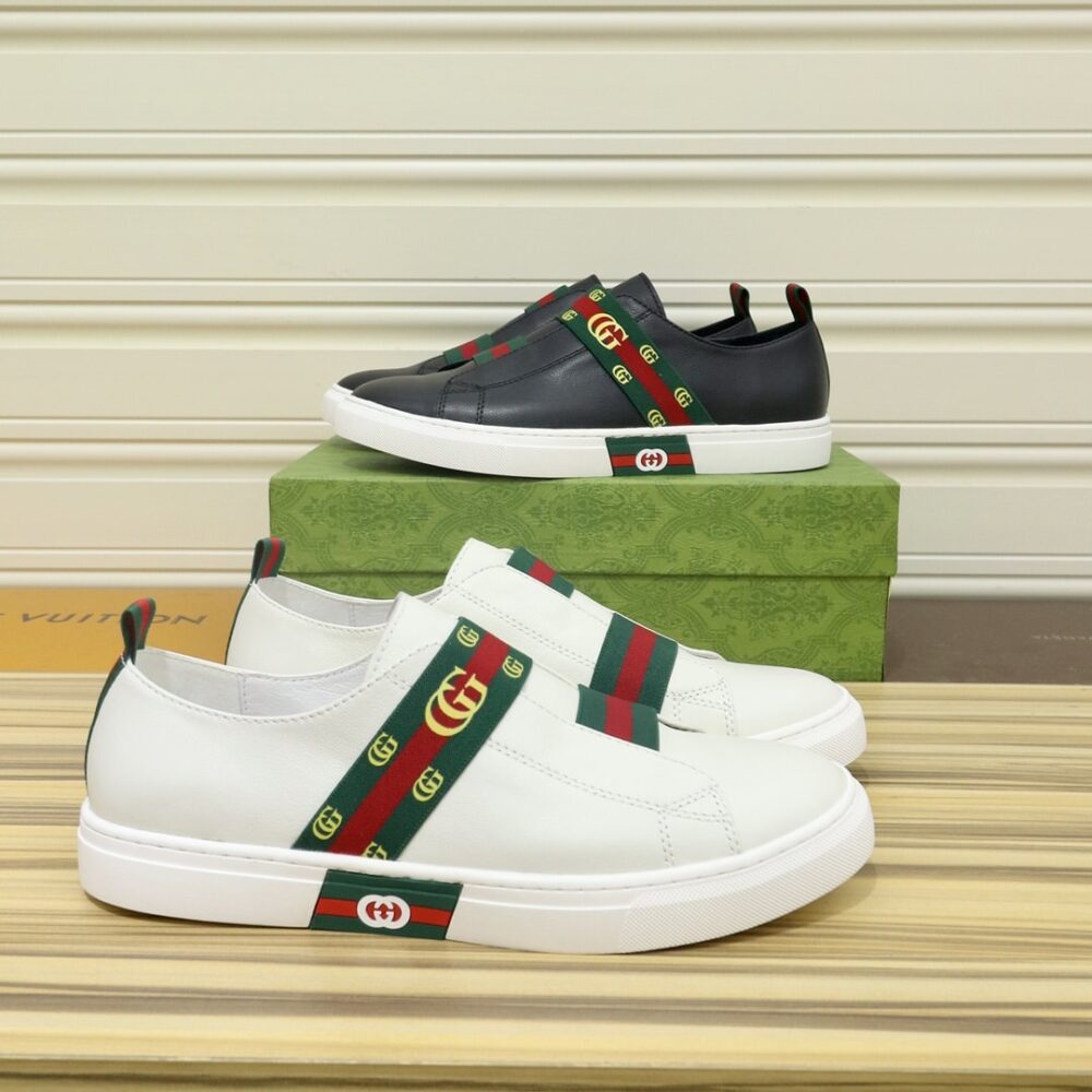Alternative view of Gucci GG Slip On Sneaker Leather White