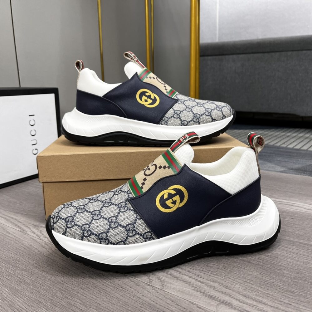 Alternative view of Gucci Sneaker GG Canvas Blue White