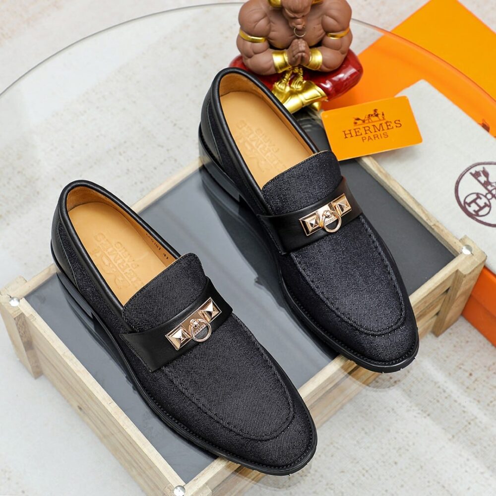 Alternative view of Hermes Blaise Loafer Black