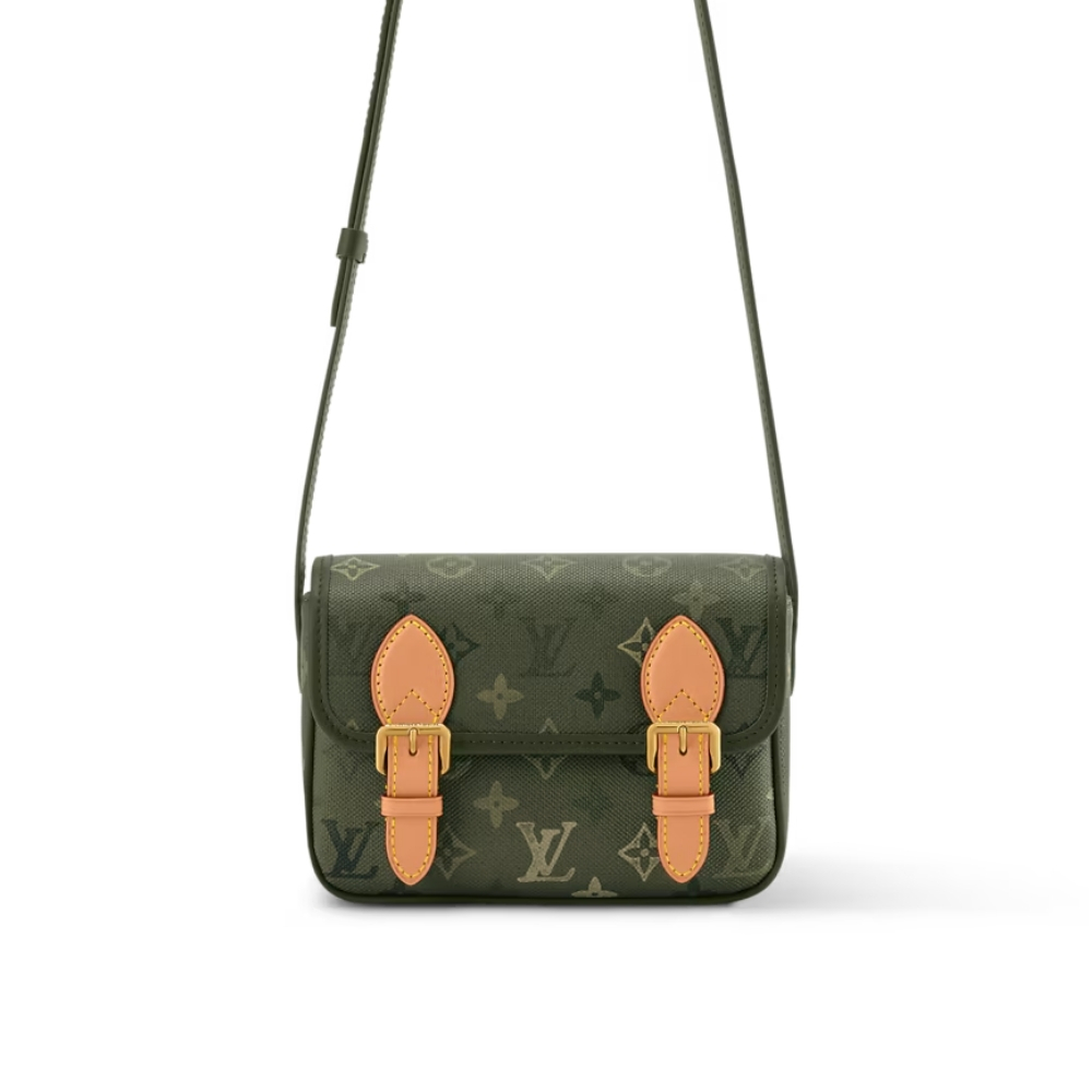 Louis Vuitton Satchel Wearable Wallet Khaki 19Cm M26969